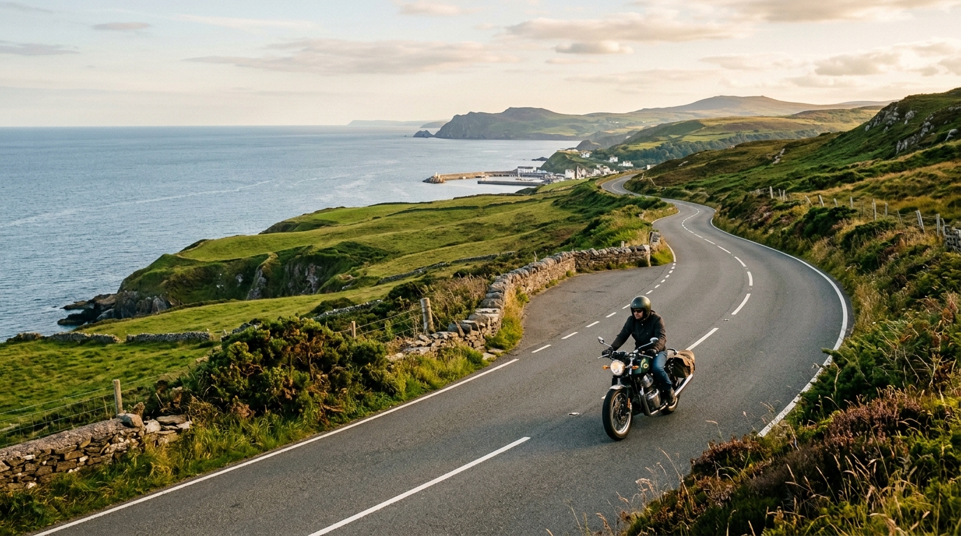 Isle of Man coastal road after the Classic TT 2026
